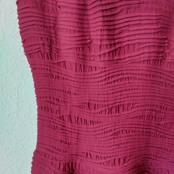 Marsala Dress -  Gathered and elastic - Picture 2 of 5